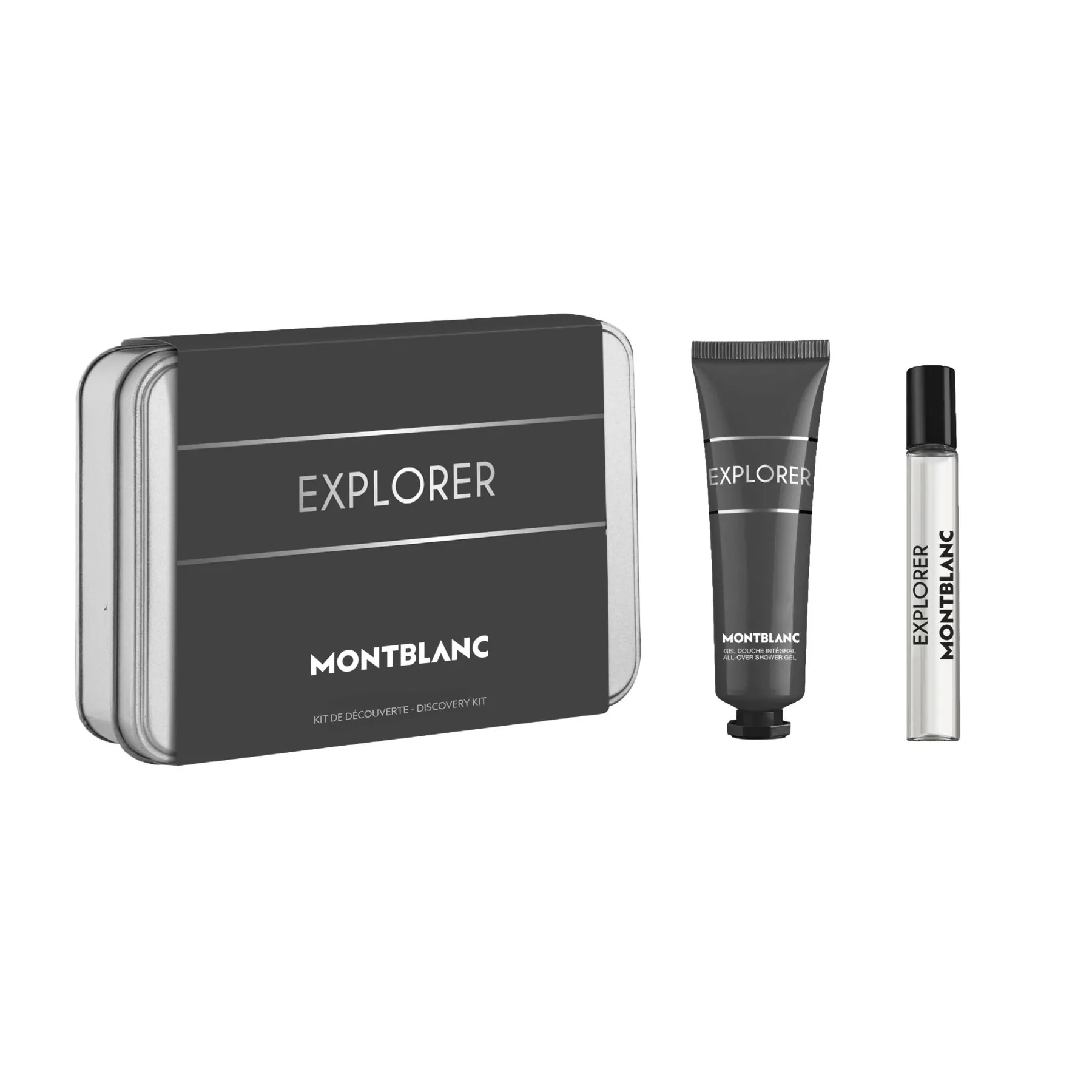 MONT BLANC EXPLORER MEN DISCOVERY KIT 7.5 ml НАБОР С ПАРФЮМОМ 7.5 МЛ И ГЕЛЕМ ДЛЯ ДУША 30МЛ